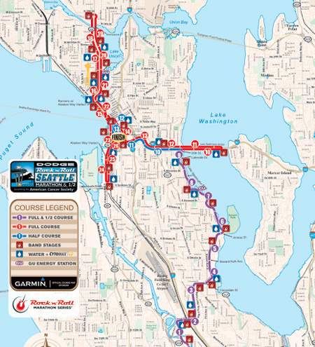 Seattle Rock And Roll Marathon Elevation Chart