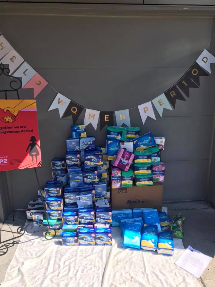 Volunteers collect thousands of pads and tampons for Seattle