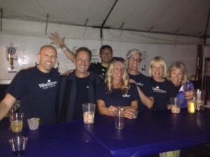 Windermere Ballard Agents volunteered at the Seafood Fest beer garden