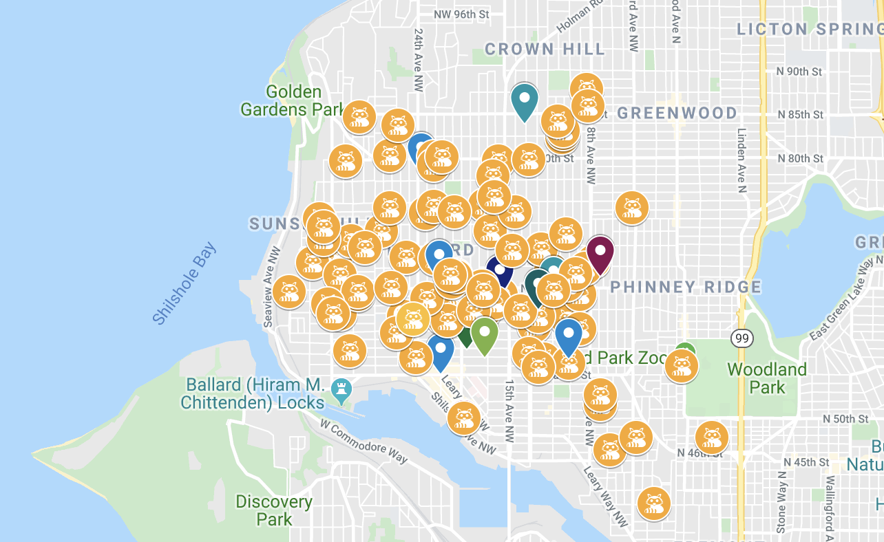 Columbia Heights 2023 Trick or Treat Map